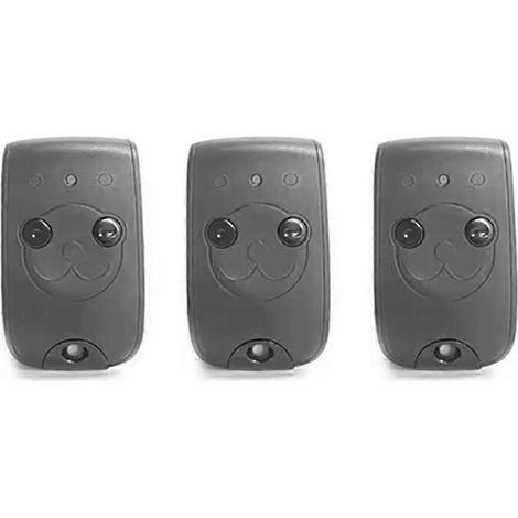 3er-Packung für Somfy NS 2 RTS / NS 4 RTS / NS2RTS / NS4RTS / 2RTS / 4RTS / RTS 433,42 MHz Garagentor-Fernbedienung (1/5)