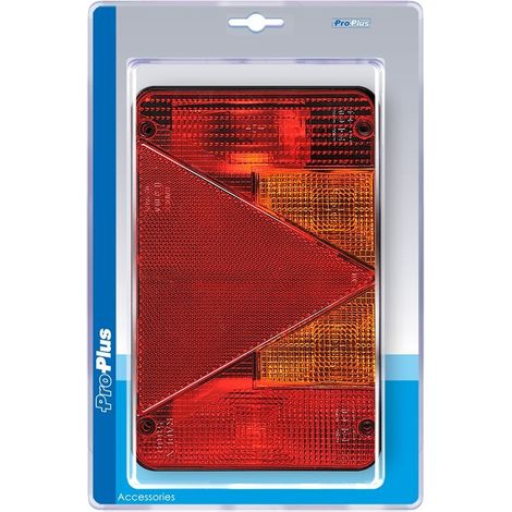 Piloto trasero 6 funciones 218x140mm izquierdo en blister