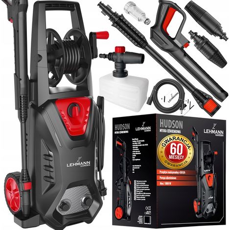 Idropulitrice con pompa in alluminio da 260 bar, potente autoadescante PRO 1800W (1/5)