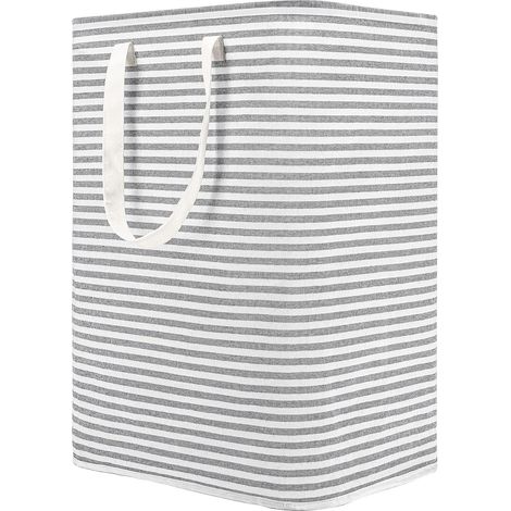 Panier de rangement pliable de 80 L avec poignée, pour la maison, la chambre ou la buanderie, adapté aux espaces intérieurs et aux routines quotidiennes.-AquaForge (1/5)