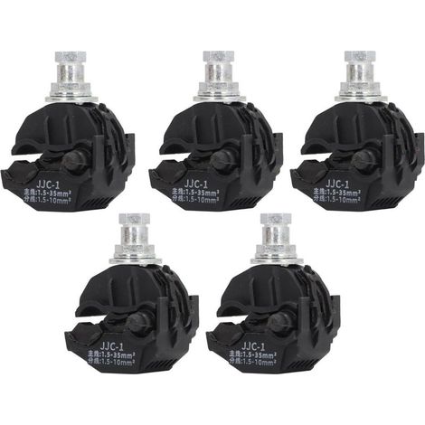 5er-Pack Bohrverbinder, verzinnte Kabeltrenner, 1-kV-Klemmen für industrielle Stromversorgung und Gartenbeleuchtung (1/5)