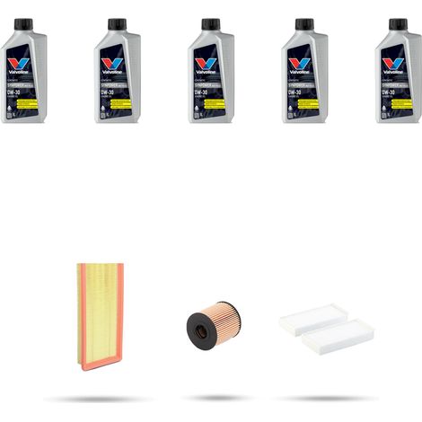 Kit tagliando 3 FILTRI e 5L OLIO compatibile con Citroen C4 Space Tourer 1.6 THP 133kw dal 2018 (1/5)
