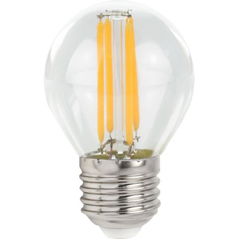 Bombilla LED esférica COG WW transparente WOJ+14072, 2700K, 4W (1/2)
