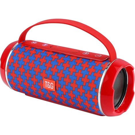 Enceinte Bluetooth sans fil, compatible avec les cartes TF, les ports USB, la radio FM, avec cordon mains libres et résistante aux éclaboussures.