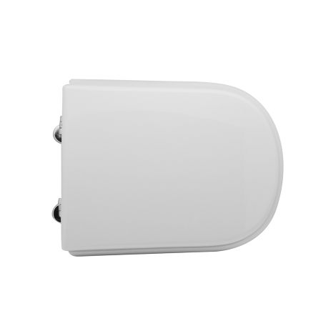 Sedile wc per roca vaso giralda forma 5 bianco cerniere a passanti (1/4)