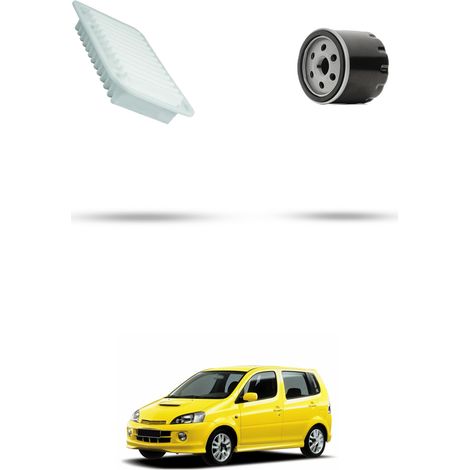 Kit tagliando 2 filtri compatibile con Daihatsu YRV 1.3 16v 64KW dal 2000 (1/3)