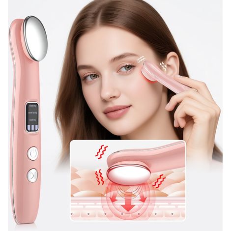 Lápiz reafirmante para ojos - masajeador ocular con calor y vibración - alivia eficazmente la hinchazón y las ojeras. (1/5)