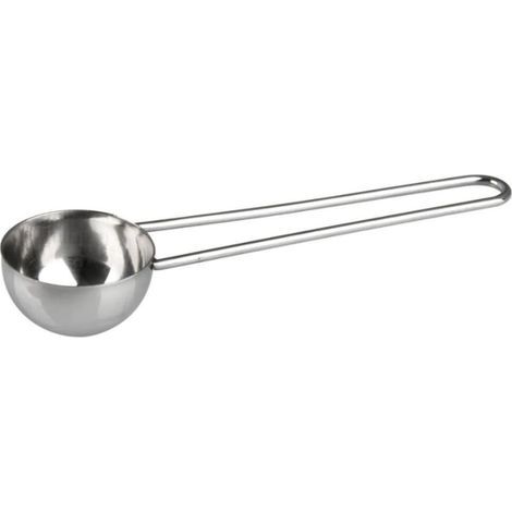 Messlöffel für ca. 8 Gramm, Edelstahl, 14 x 3,5 cm, silberfarben (1/4)