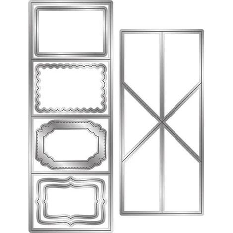 Stanzformen aus Kohlenstoffstahl für Scrapbooking, DIY-Projekte und Grußkarten – Kreative Prägewerkzeuge (1/5)