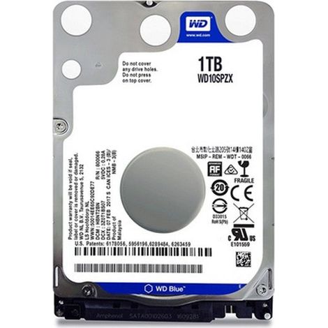 Disque dur WD BLUE 1 To WD10SPZX SATA III 8 Mo (1/2)