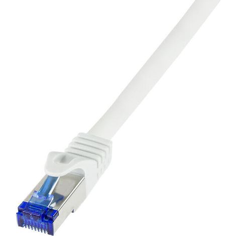 Cable de conexión LogiLink C6A061S Cat.6A S/FTP Ultraflex de 3,0 m, color blanco (1/4)