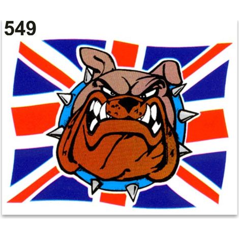 Adesivi Stickers Standard Mastino GB 10 x 12 cm (1/4)