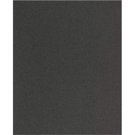 Lot de 10 feuilles abrasives en tissu Corindon 230 x 280 mm A120 universelles pour bois, peinture et vernis (1/3)
