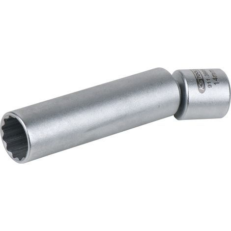 KS Tools - Douille à bougie articulée 3/8'' 12 pans, 14 mm - 911.3999 (1/5)