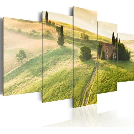 Tableau Imprimé "Toscane Verte" 50 x 100 cm (1/2)