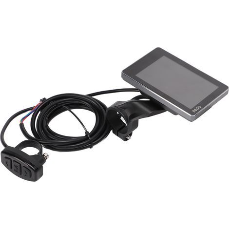 Compteur LCD GD06 pour vélo électrique, écran d'affichage avec connecteur 36V 48V, ordinateur de vitesse, pièce de rechange pour modification et réparation (1/5)