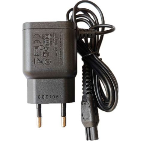 1 Adaptateur Secteur Prise Européenne 100-240V pour Rasoir Électrique Série HQ5 HQ6 HQ7 HQ8 HQ9 RQ10 RQ11 RQ12 (1/3)