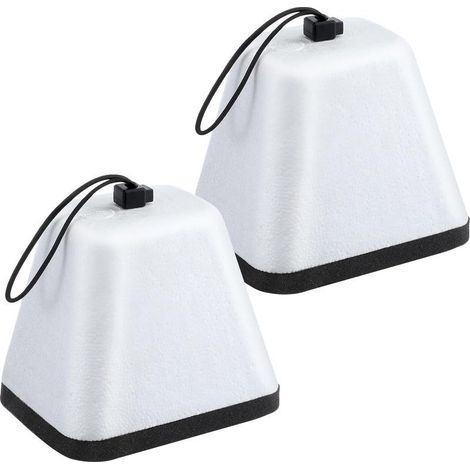 Lot de 2 couvercles de robinet d'extérieur pour l'hiver - En mousse extérieure - Protège votre robinet extérieur - Capuchon de protection isolé - Housse de protection contre le gel -Mousse 2P (1/5)