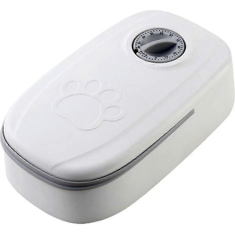Distributeur de croquettes pour animaux de compagnie avec minuterie de 48 heures, conception étanche et distribution de nourriture (1/3)