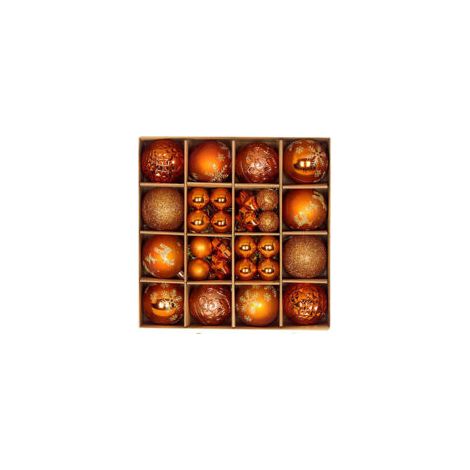 Adornos navideños, adornos para el árbol de Navidad, bolas decorativas irrompibles para colgar en el árbol, adornos navideños al por mayor para la decoración de la mesa - Crezuo
