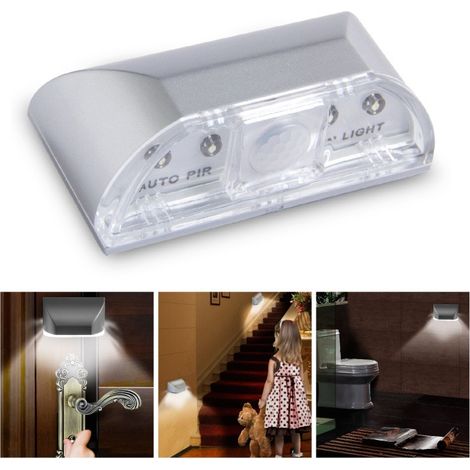 1 lampe LED intelligente pour serrure de porte avec capteur de lumière infrarouge, idéale pour les toilettes, les armoires ou comme cadeau. (1/5)