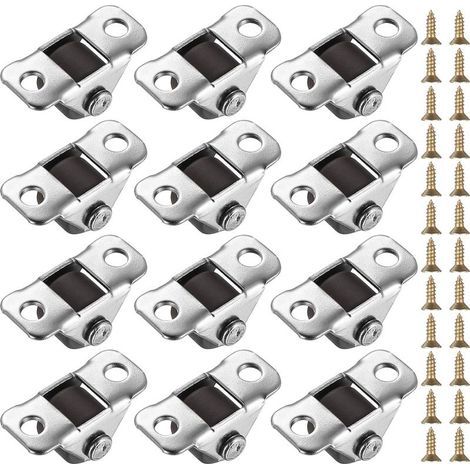 20 Pcs Roulettes pour Meubles Lourd, 12 mm Mini Roulettes Pivotantes pour Meubles, Roulette à Rouleaux en Caoutchouc pour Petits Appareils électroménagers,Bagages, Capacité Totale 160 kg (1/5)