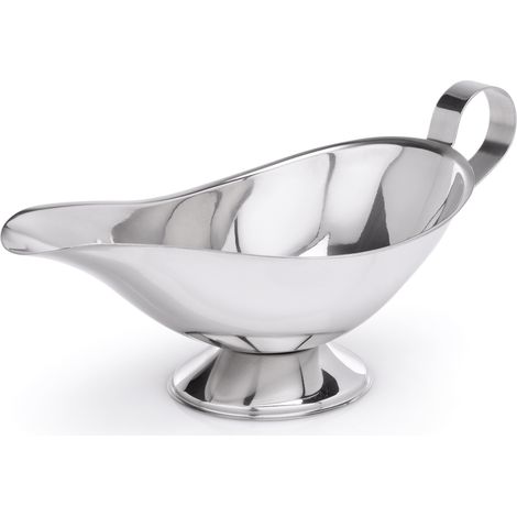 Saucière avec pied en Acier au nickel-chrome H 85 mm - Was Germany