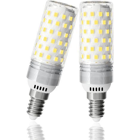 Ampoule E14 Maïs, 10W Ampoules LED Équivalent 130W Halogène, 1510LM Ampoule LED E14 Blanc Froid 6000K, Gros Culot à Vis pour Lustre, AC 220-240V, Non Dimmable, Lot de 2 [Classe énergétique D] (1/5)