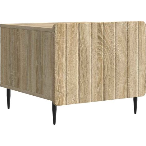 Coffee Table Sonoma Oak 49 x 50 x 42 cm Engineered Wood vidaXL
