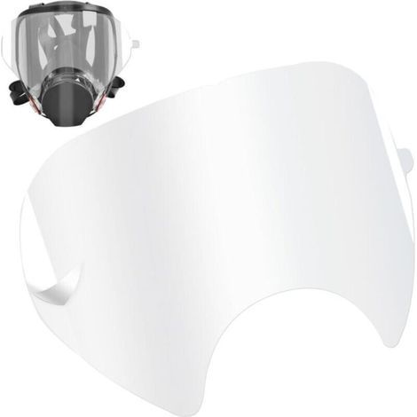 Lot de 10 Cache Objectifs Détachables pour Masques 3M 6000, 6800, 6900 Protection Complète et Facile à Installer. (1/5)