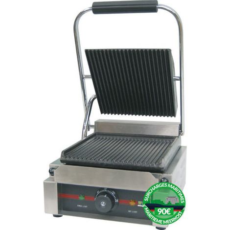 Grill Panini Rainuré - 1.8 ou 2.2 kW - AFI Collin Lucy