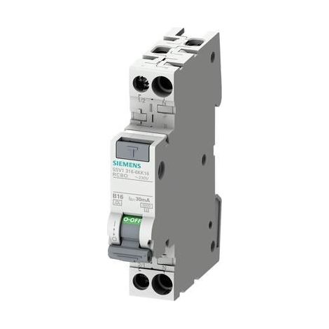 Siemens 5SV13166LK16 Interruttore differenziale 30mA compatto