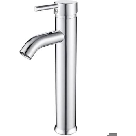 Robinet Salle De Bain - Monocommande - Laiton Chromé - Pour Lavabo Et Vasque - 1 Pièce (1/4)