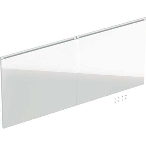 Ensemble de façades de tiroirs GE pour meuble inférieur Acanto, largeur 120 cm, blanc