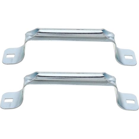 de porte de garage en métal 2 pièces poignées robustes pour