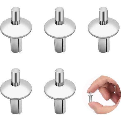 150 Rivets, 5x13mm, Tête Ronde, Aluminium, Métal Bois Plastique, Auto Électronique