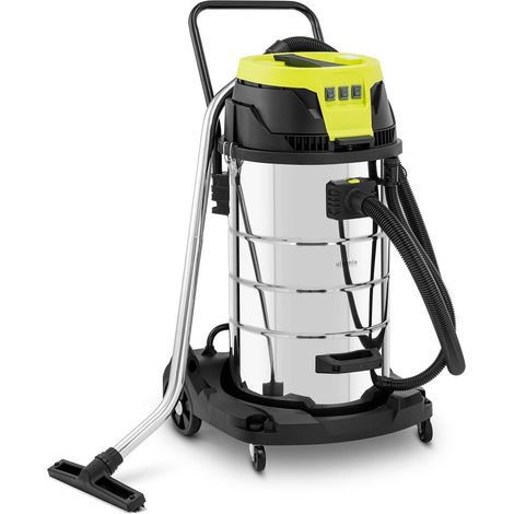 Ulsonix – Aspirateur professionnel eau et poussière 3000 W – Dépression 16 kPa – Capacité 100 l – Pour chantiers humides et locaux commerciaux (1/6)