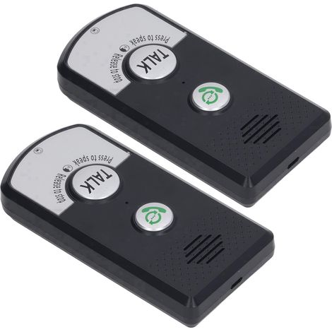 Interphone Sans Fil 1000 M Pour Maison, 2 Postes Avec Sonnette, Interphone Bidirectionnel Résistant A La Pluie Pour (1/5)