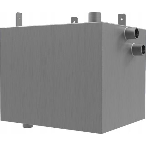 Depósito de expansión para calefacción central, acero inoxidable, 41 L 3 mm (1/5)