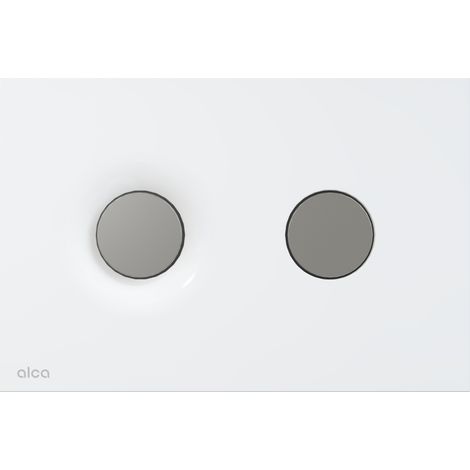 Alca Dot.Dot. - Mando empotrado, blanco mate/cromo M1976-2 (1/2)