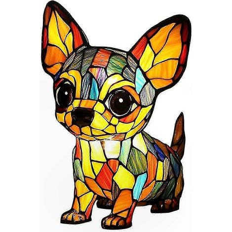 LED Night Light Art Ornament Dog Theme Decoration PUW0611 (1/5)