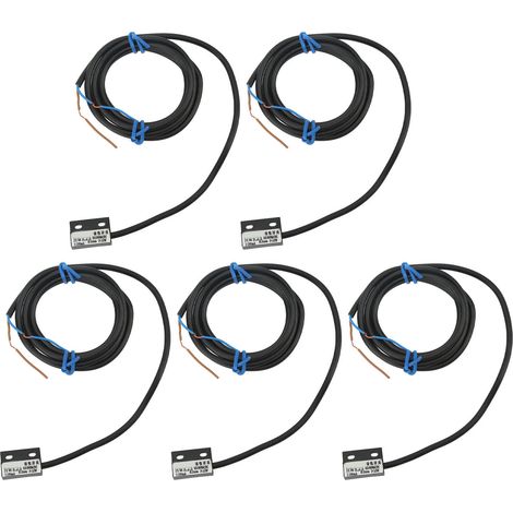 Lot de 5 interrupteurs de proximité magnétiques AC/DC 5‑240V, sortie 100mA, pour détection. (1/5)