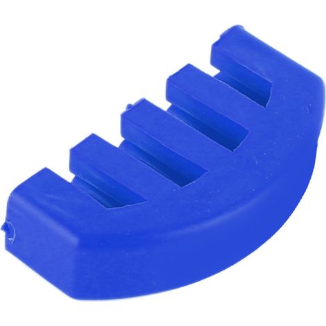 Sourdine de Violon en Caoutchouc Bleue, Accessoire Réducteur de Son pour Violons 4/4, 3/4, 1/2, 1/4, Compact et Efficace (1/5)