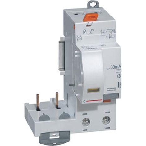 Bloc différentiel adaptable à vis DX³ pour disjoncteur 1 module par pôle - 2P 230V - 40A - typeAC 30mA - 410401 - LEGRAND