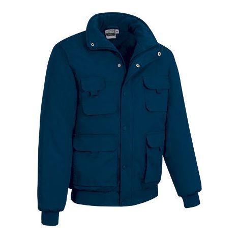Chaqueta multibolsillos acolchada, tejido canva más resistente Sanak VALENTO S Azul marino orion