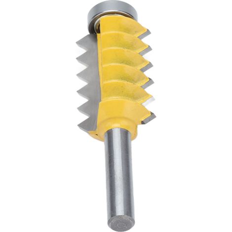 Fraise combinée, fraise à bois à dents multiples ondulées en alliage d'acier au carbone, diamètre de tige de 8 mm, 40 mm. (1/5)