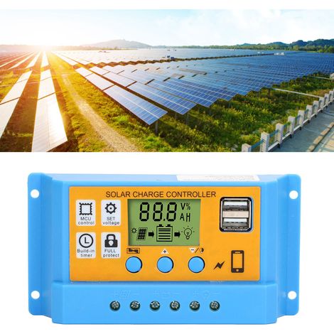 12V/24V Photovoltaik-Solarregler, 30A Solarladeregler (1/5)