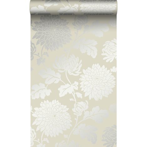 papier peint fleurs beige - Origin Wallcoverings (1/5)