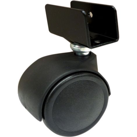 RUOTA MOBILE D 40 MM POLIPROPILENE C/PIASTRA U/16- 4,0 pz