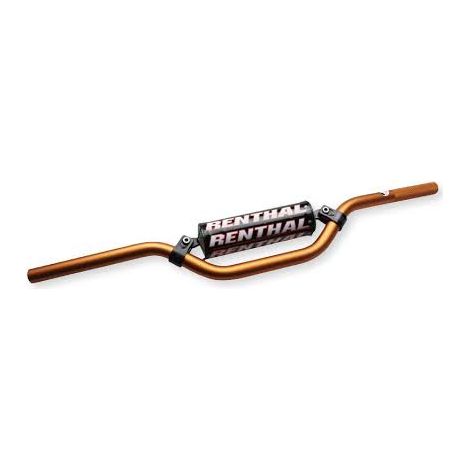 Manillar MX Mini Renthal 7/8" 22mm Naranja KTM 85 SX con esponja